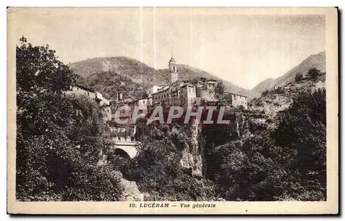 Cartes postales Luceram Vue generale