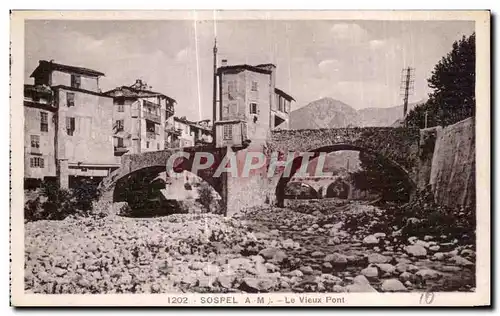 Cartes postales Sospel Le Vieux Pont