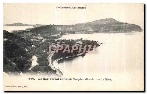 Cartes postales Le Cap Ferrat et Saint Hospice (Environs de Nice)