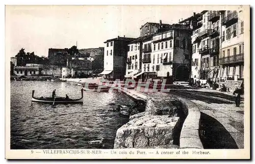 Cartes postales Villefranche Sur Mer Un Coin Port Ville A Corner of the