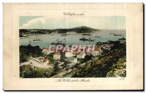 Cartes postales Villefranche La Rade Bateaux