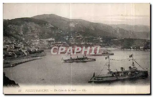 Ansichtskarte AK Villefranche Un Coin de la Rade Bateaux