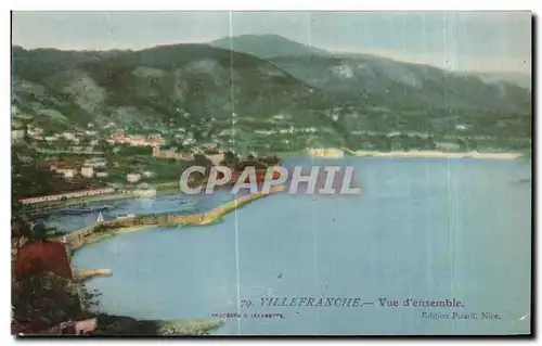 Cartes postales Villefranche Vue d ensemble