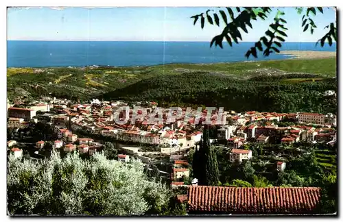 Cartes postales Cote D Azur Vence La Jolie Vue generale au fond la Mediterraine