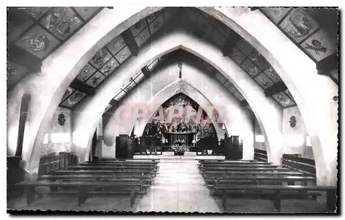 Cartes postales Valberg Chapelle Notre Dame des Neiges Interieur