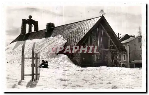 Ansichtskarte AK Valberg Chapelle Notre Dame des Neiges en hiver