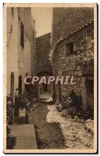 Cartes postales Saint Paul Vieille rue La Cote D Azur