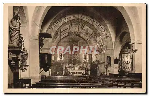 Cartes postales Saint Paul Cote d azur Interieur de l Eglise