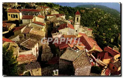 Ansichtskarte AK Les Sites Pittoresques de la Cote d Azur Roquebrune Village la Vieille Cite Medievale aux maison