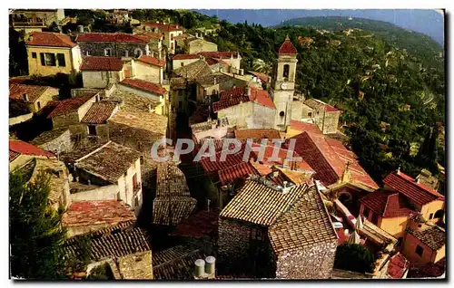 Cartes postales Les Sites Pittoresques de la Cote d Azur Roquebrune Village la Vieille Cite Medievale aux maison