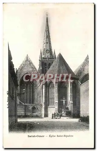 Cartes postales Saint Omer Eglise Saint Sepulcre