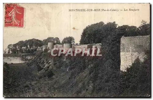 Cartes postales Montreuil Sur Mer (Pas de Calais) Les Remparts