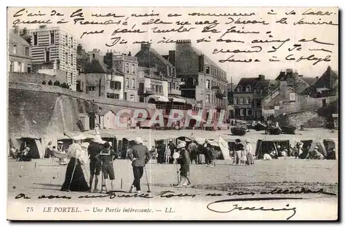 Cartes postales Le Touquet Une Partie interessante Croquet