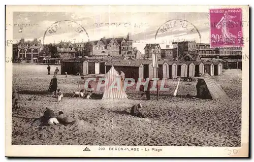 Cartes postales Berck Plage La Plage