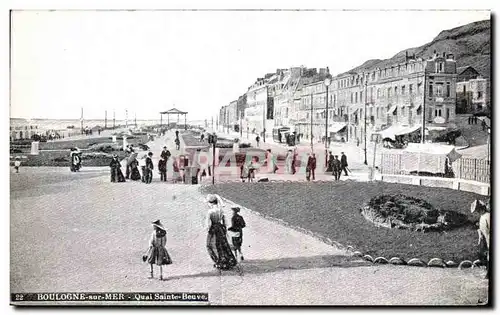 Cartes postales Boulogne Sur Mer Quai Sainte Beuve