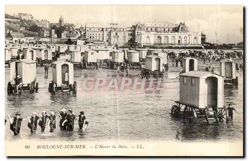 Ansichtskarte AK Boulogne Sur Mer L Heure du Bain