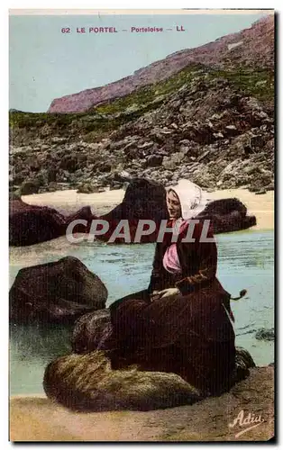 Cartes postales Le Portel Porteloise Folklore Costume Coiffe