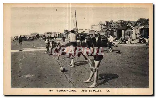 Cartes postales Berck Plage Jeux De Plage