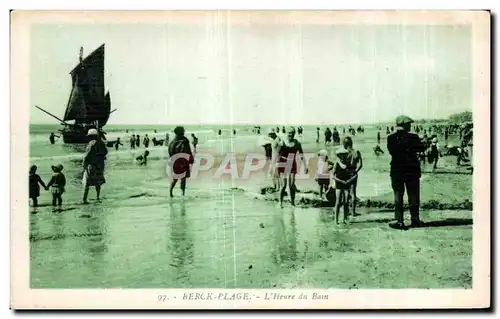 Cartes postales Berck Plage L Heure du Bain