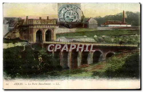 Cartes postales Arras La Porte Beaudimont