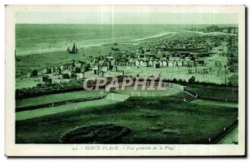 Cartes postales Berck Plage Vue generale de la Plage