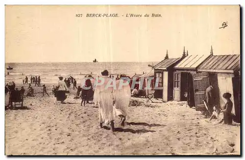 Cartes postales Berck Plage L Heure du Bain