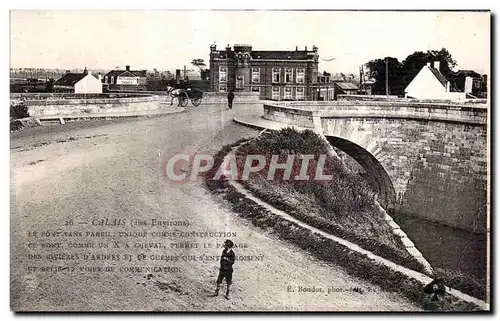 Cartes postales Calais Le pont