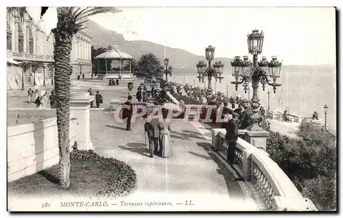 Ansichtskarte AK Monte carlo Terrasses Superieures Monaco