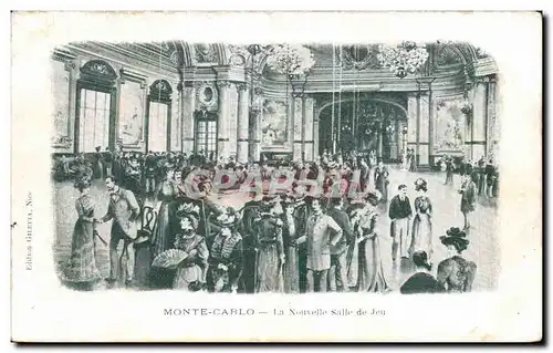 Cartes postales Monte carlo La Nouvelle Salle de jeu Casino