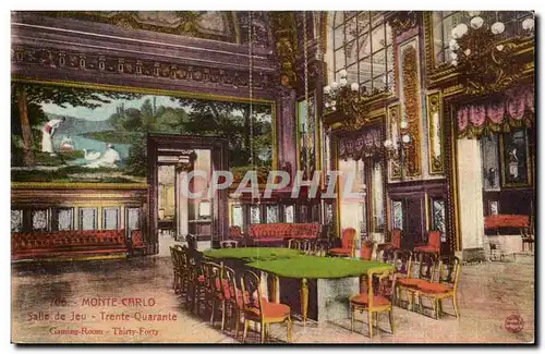 Cartes postales Monte carlo salle de Jeu Trente Quarante Casino