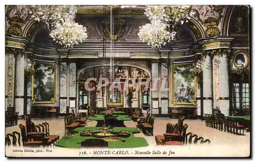 Cartes postales Monte Carlo Nouvelle Salle de Jeu Casino