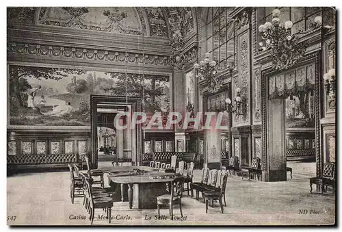 Cartes postales Monte Carlo La Salle Touzet Casino