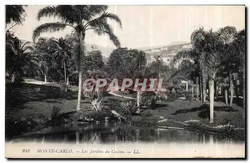 Cartes postales Monte Carlo Les Jardins du Casino