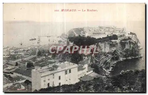 Cartes postales Monaco Le Rocher