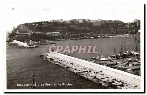 Cartes postales Monaco Le Port et le Rocher