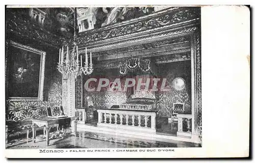 Cartes postales Monaco Palais Prince Chambre Du Duc D York