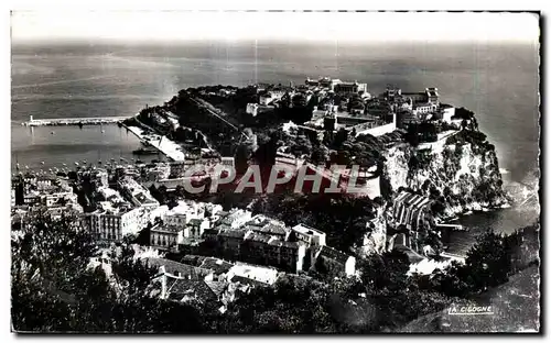 Cartes postales Monaco Vue d ensemble du Rocher et de la Condamine