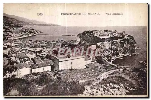 Cartes postales Monaco Principaute De Vue generale