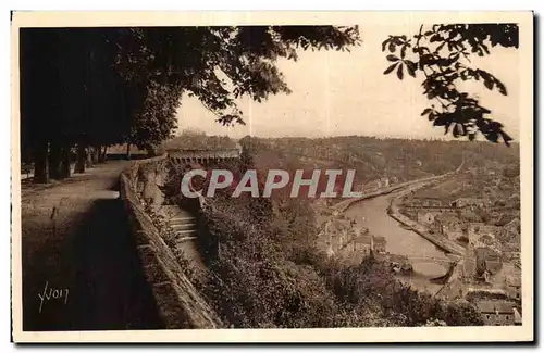 Cartes postales Bretagne Dinan La Rance vue Du Jardin Anglais