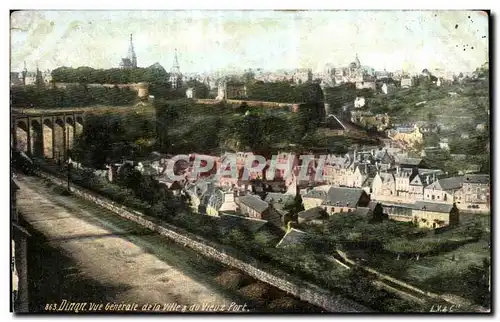 Cartes postales Dinan Vue Generale de la Ville du Vieux Port