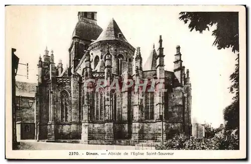 Ansichtskarte AK Dinan Abside de l Eglise Saint Sauveur