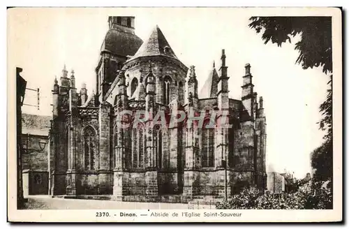 Cartes postales Dinan Abside de l Eglise Saint Sauveur