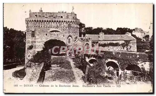 Cartes postales Dinan Chateau de la Duchesse Anne Duchesse s Ann Castle