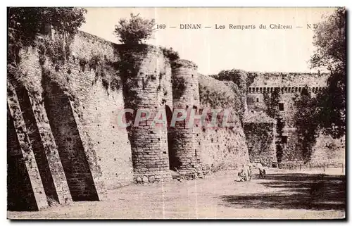 Cartes postales Dinan les Remparts du Chateau