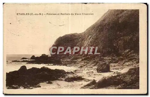 Cartes postales Etables Falaises et Rochers du Vaux Chaparon