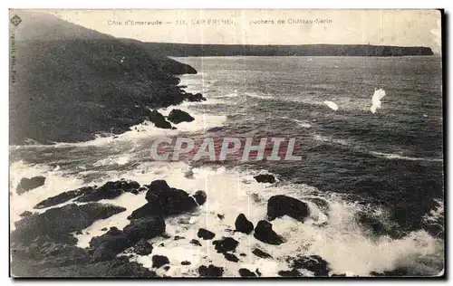 Cartes postales Cote d Emeraude Cap Frehel Rochers de Chateau Serin