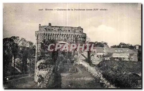 Cartes postales Dinan Le Chateau de la Duchess Anne