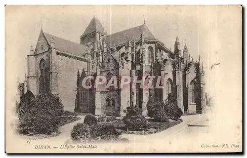 Cartes postales Dinan L Eglise Saint Malo