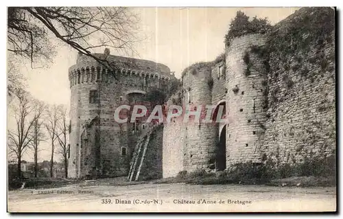 Cartes postales Dinan Chateau d Anne de Bretagne