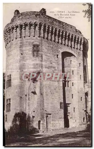 Cartes postales Dinan Le Chateau de la Duchess Anne